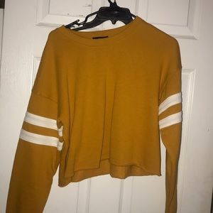 cropped sweatshirt